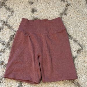 P'tula Women's High-Waisted Bike Shorts - Rust